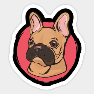 French bulldog, Frenchie 29 Sticker